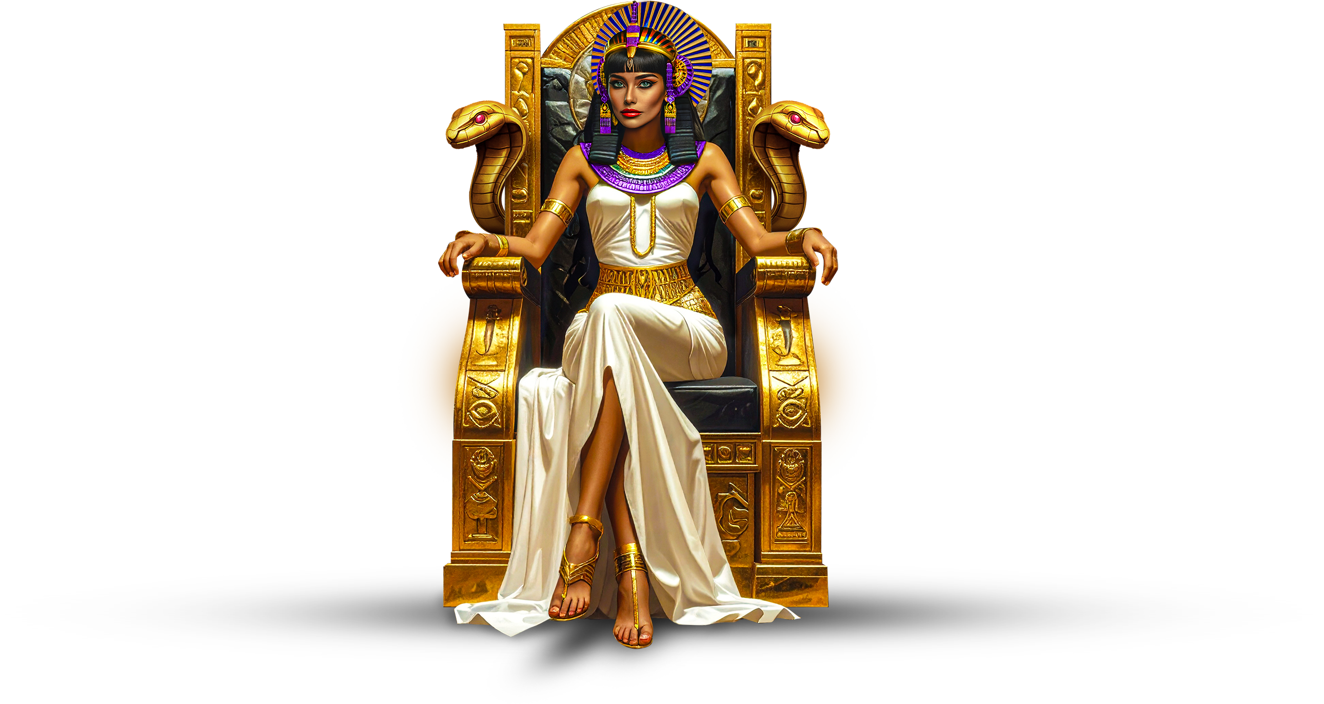 Cleopatra Seated Character Graphic